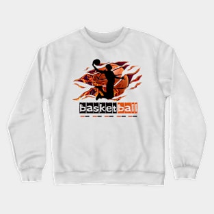 Slam Dunk Art For Your Basketball Son Crewneck Sweatshirt